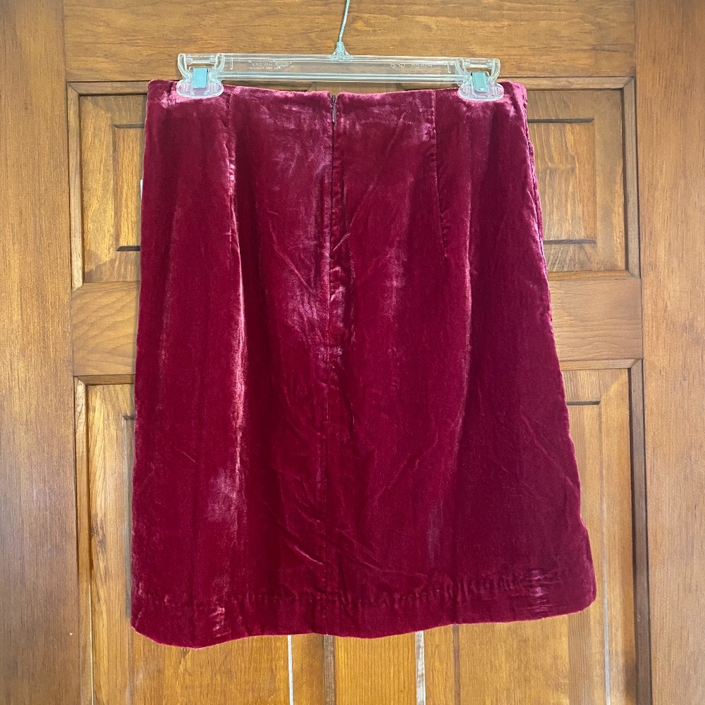NWT Anthropologie Montie Velvet Miniskirt size 6 - Picture 4 of 11